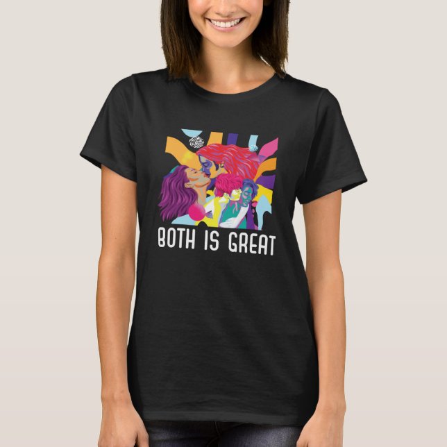 T-shirt Both Is Great Bi Bisexual Rainbow Pride Bisexualit (Devant)