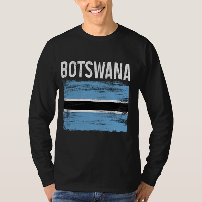 T-shirt Botswana Pride Botswanan Drapeau des racines afric (Devant)