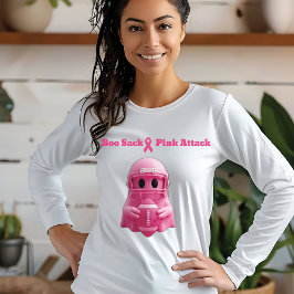 T-shirt Botte rose attaque cancer du sein sensibilisation