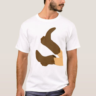 T-shirt Bottes Cowboy
