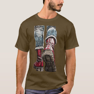 T-shirt Bottes en tête de peau