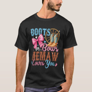 T-shirt Bottes ou Arc Memaw T'aime Révélation de Sexe Fami