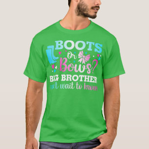 T-shirt Bottes ou vaches Big Brother Genre Révéler Baby Sh