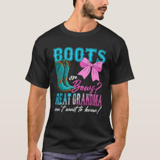 T-shirt Bottes ou vaches Grand grand-mère vous aime Genre 