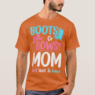 T-shirt Bottes ou vaches Maman Genre Révéler Grossesse Ann