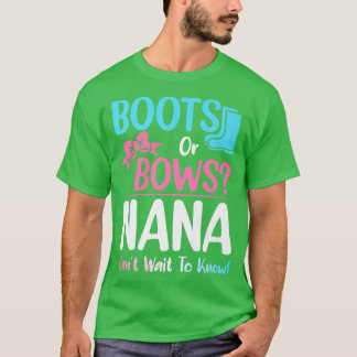 T-shirt Bottes ou vaches Nana Genre Révéler Grossesse Anno
