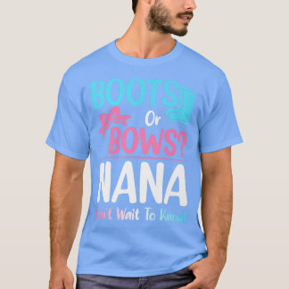 T-shirt Bottes ou vaches Nana Genre Révéler Grossesse Anno
