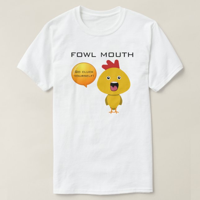 T-shirt Bouche à bec (Design devant)