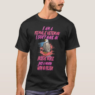 T-shirt Bouche Vétérinaire Femme Aucun filtre Humour drôle