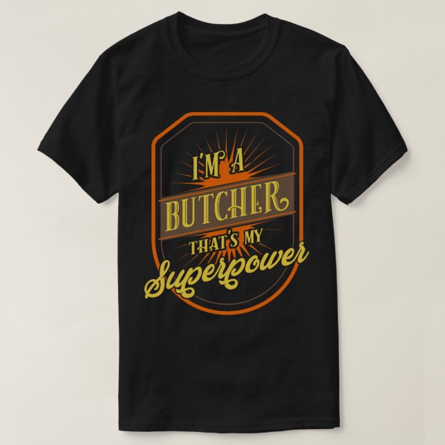 T-shirt Boucher drôle (Design devant)