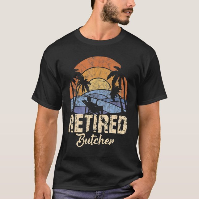 T-shirt Boucher retraité (Devant)