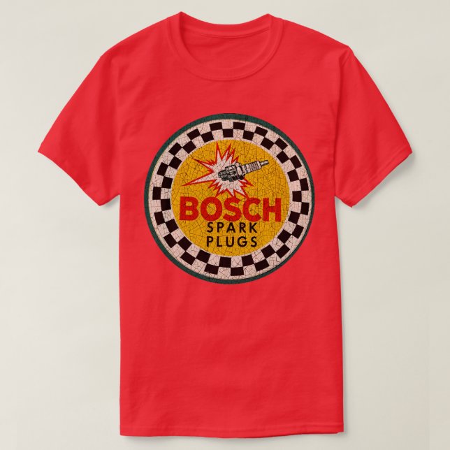 T-shirt Bouchons Bosch Vintage Spark (Design devant)