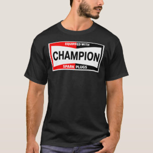 T-shirt Bouchons Champion Spark Design Graphique Vintage D