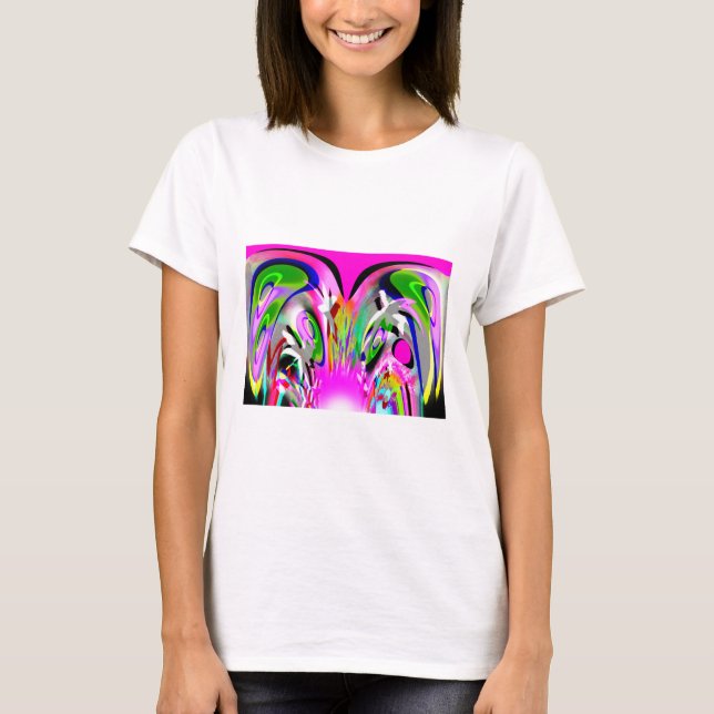 T-shirt Boucles dans l'espace (Devant)