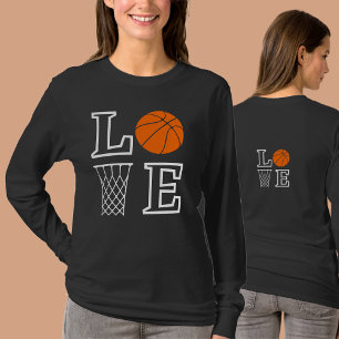 T-shirt Boucles de basket-ball, Lecteur de basket-ball Cad