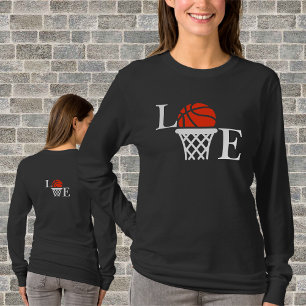 T-shirt Boucles de basket-ball, Lecteur de basket-ball Cad