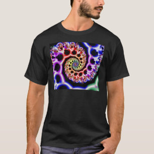 T-shirt Boucles de fruits   Arc-en-ciel Fractal Art