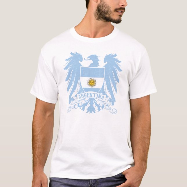T-shirt Bouclier 2 de l'Argentine (Devant)