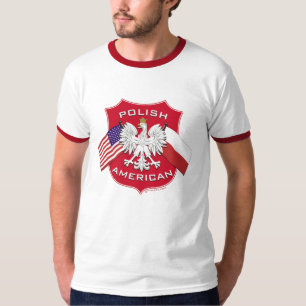 T-shirt Bouclier américain polonais