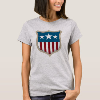 T-shirt Bouclier américain - style ancien