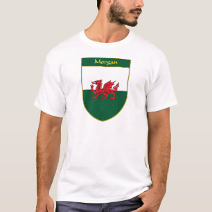T-shirt Bouclier de drapeau de Morgan Gallois