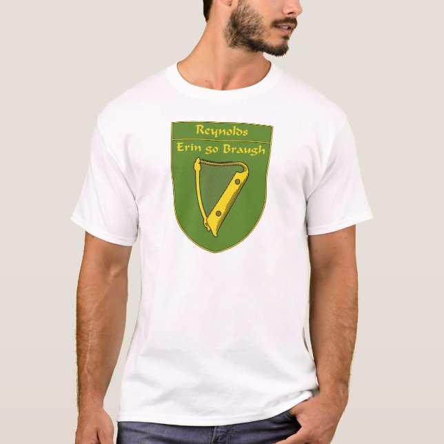 T-shirt Bouclier de drapeau de Reynolds 1798 (Devant)