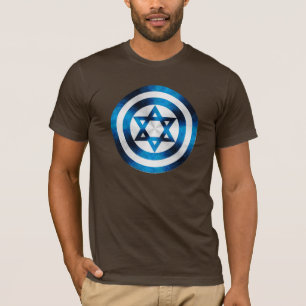 T-shirt Bouclier de héros de capitaine Israël