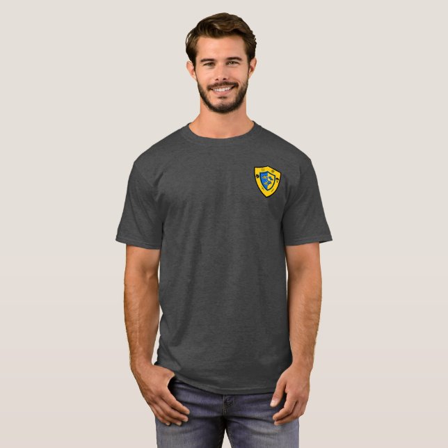 T-shirt Bouclier de la chemise 3BT de formation (Devant entier)