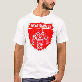 T-shirt Bouclier de rouge de Beastmaster de muscle de