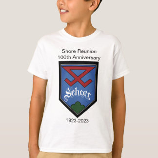 T-shirt Bouclier du 100e anniversaire de la Réunion de Sho