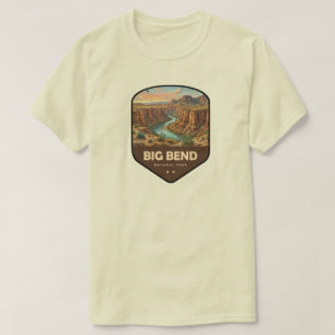 T-shirt Bouclier du parc national de Big Bend