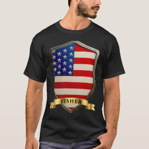 T-shirt Bouclier du patrimoine national Fisher USA