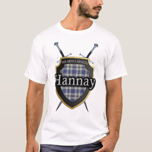 T-shirt Bouclier et épées écossais de plaid de tartan de