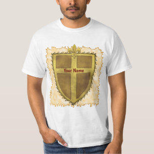 T-Shirt Bouclier Fleur De Lis Curl