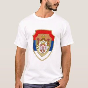 T-shirt Bouclier médiéval serbe armoiries nouvelle 1