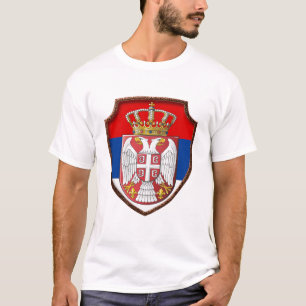 T-shirt Bouclier médiéval serbe armoiries srb 3