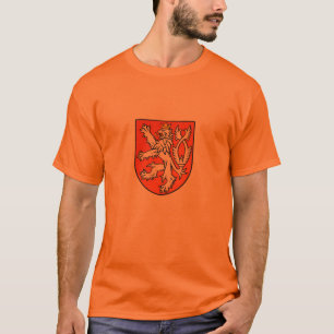 T-shirt Bouclier néerlandais de lion d'emblème néerland
