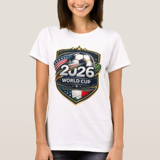 T-Shirt Bouclier pour les Fans de la Coupe du Mond