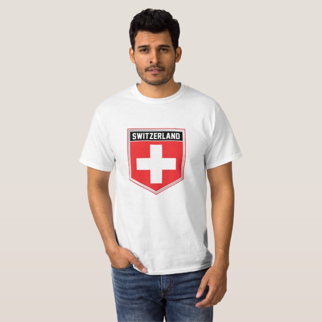 T-shirt Bouclier suisse (Devant entier)