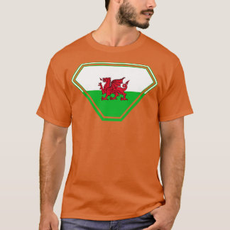T-shirt Bouclier super-propulsé au Pays de Galles