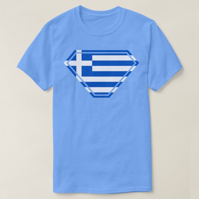 T-shirt Bouclier super-propulsé en Grèce (Design devant)