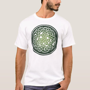 T-shirt Bouclier vert celtique