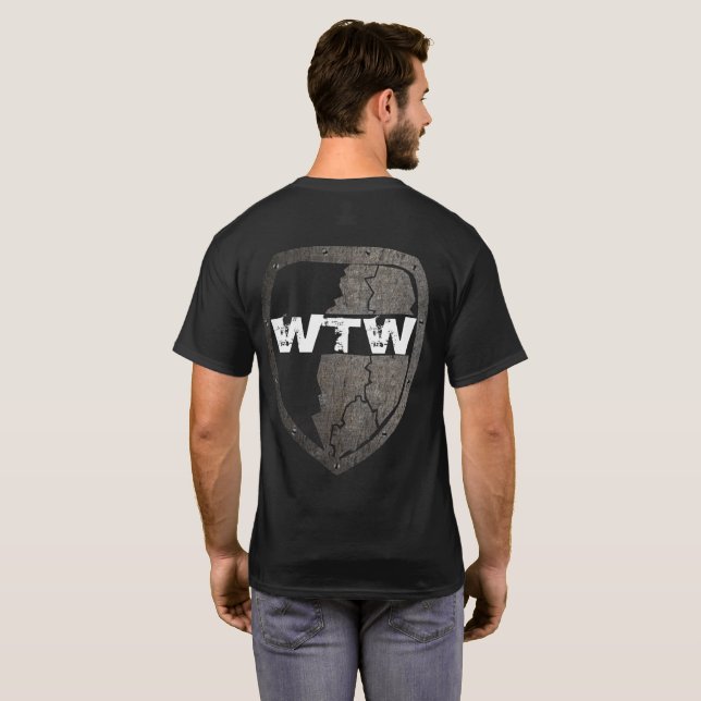 T-shirt Bouclier WTW - À Porter (Dos entier)