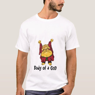 T-shirt Bouddha, Bouddha, corps d'un DIEU