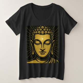 T-shirt Bouddha d'or | Éveil spirituel