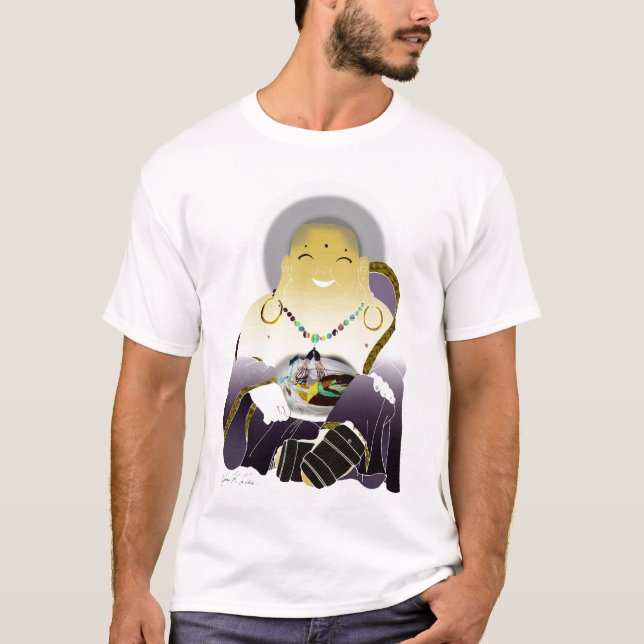 T-shirt Bouddha foncé (Devant)
