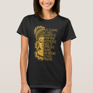 T-shirt Bouddha Girl Spirituelle Hommes Femmes Design Vête