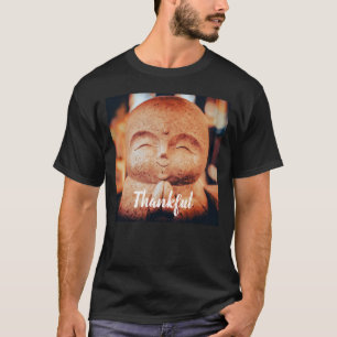 T-shirt Bouddha heureux reconnaissant