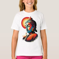 Bouddha Lord Retro Pop Art Portrait