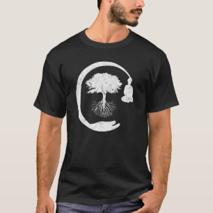 T-shirt Bouddha Moine Namaste Prier Smile Happy Rire